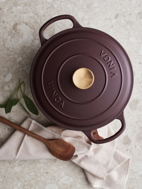 Logo trade promotional merchandise image of: VINGA Monte enameled cast iron pot 5.5L