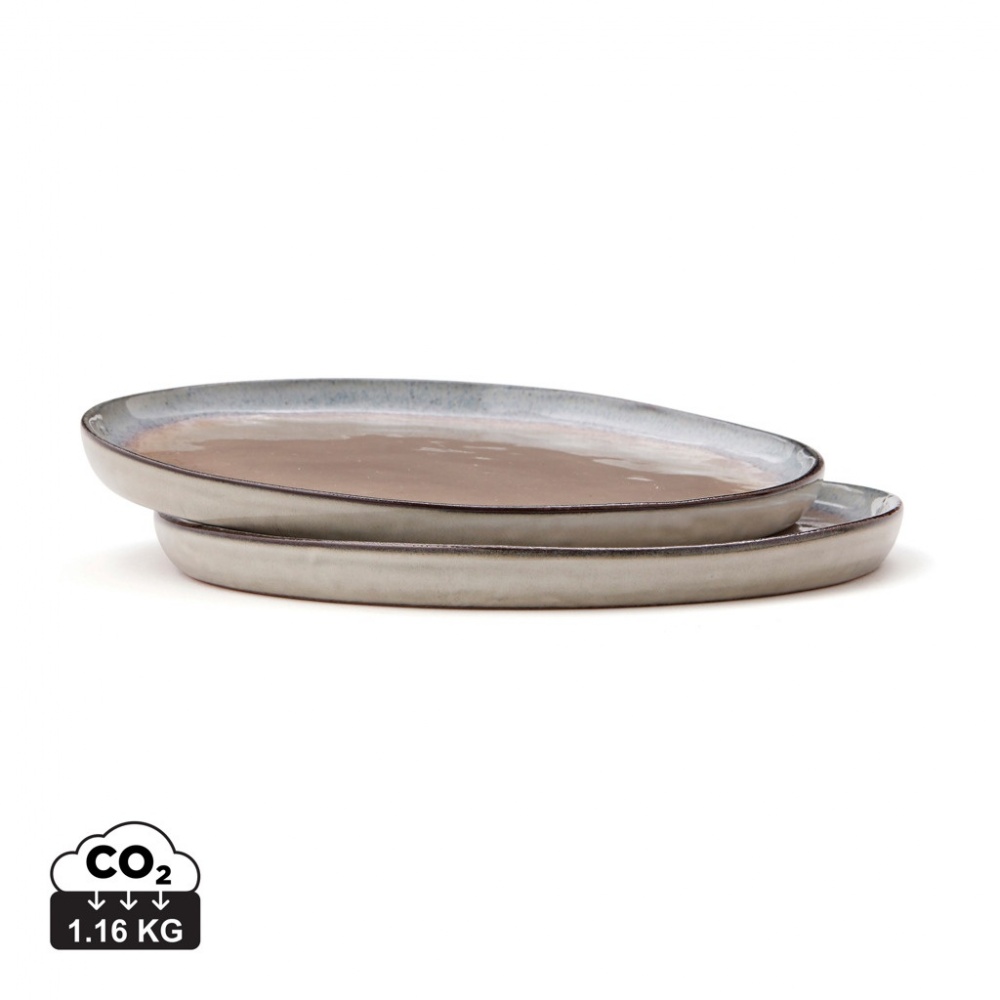 Logo trade promotional product photo of: VINGA Nomimono plate 20 cm, 2 pcs set