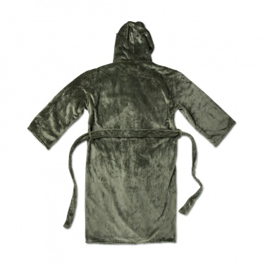 Logotrade promotional item image of: VINGA Louis luxury plush RPET robe size L-XL