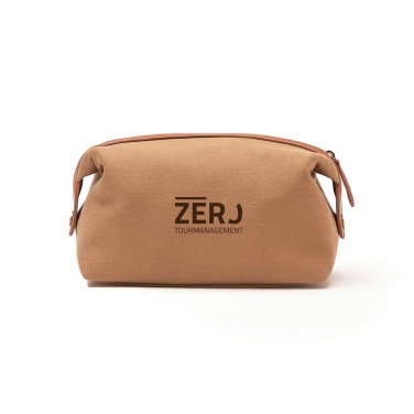 Logo trade promotional merchandise picture of: VINGA Sloane toiletry bag RCS recycled polyester