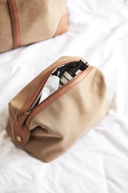 Logo trade promotional giveaways picture of: VINGA Sloane toiletry bag RCS recycled polyester