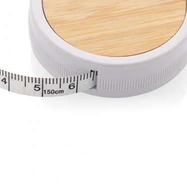 Logotrade promotional gift picture of: RCS recycled plastic & bamboo tailor tape