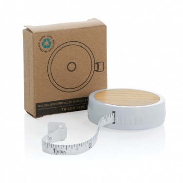 Logotrade business gift image of: RCS recycled plastic & bamboo tailor tape