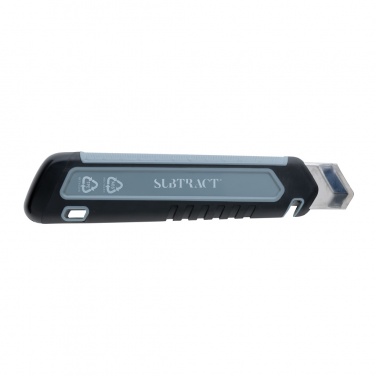 Logotrade promotional merchandise image of: Refillable RCS rplastic heavy duty snap-off knife soft grip