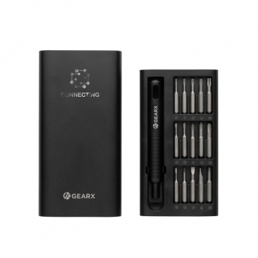 Logo trade promotional items picture of: Gear X 31 in 1 precision screwdriver set