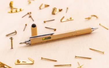 Logotrade promotional merchandise photo of: Bamboo 5-in-1 toolpen