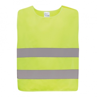 Logo trade promotional gifts image of: GRS recycled PET high-visibility safety vest 7-12 years