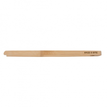 Logo trade promotional merchandise image of: Ukiyo bamboo serving tongs