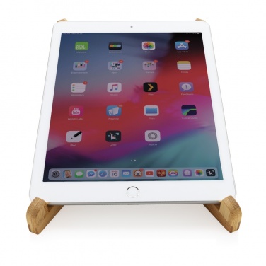 Logotrade business gifts photo of: Bamboo portable laptop stand