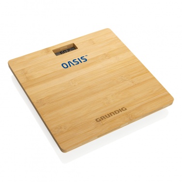 Logotrade promotional merchandise picture of: Grundig Bamboo Digital Body Scale
