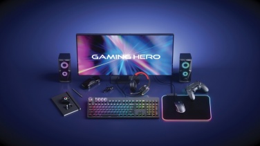 Logo trade promotional merchandise image of: RGB gaming mousepad