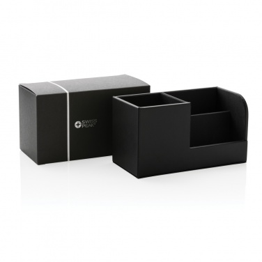 Logotrade promotional gift picture of: Swiss Peak RCS recycled PU Desk organiser