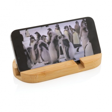 Logotrade promotional gift picture of: Bamboo tablet and phone holder