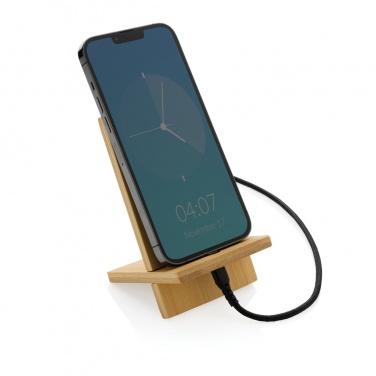 Logotrade promotional items photo of: Bamboo phone stand in kraft box