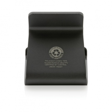 Logo trade promotional giveaways picture of: Terra RCS recycled aluminium tablet & phone stand