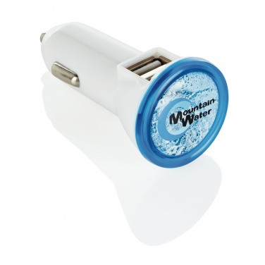 Logotrade business gift image of: Powerful dual port car charger
