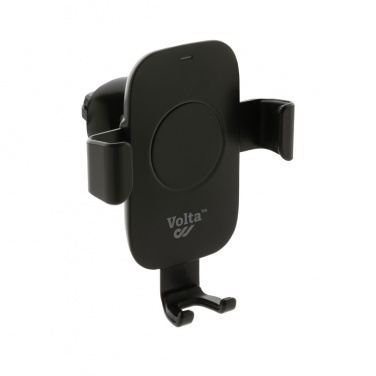Logotrade advertising product image of: RCS recycled plastic 10W wireless charging car holder