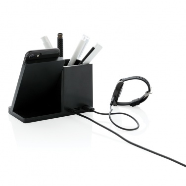 Logotrade corporate gift image of: Ontario RCS recycled plastic 10W wireless charger