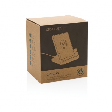 Logotrade promotional giveaways photo of: Ontario  RCS recycled plastic 10W stand