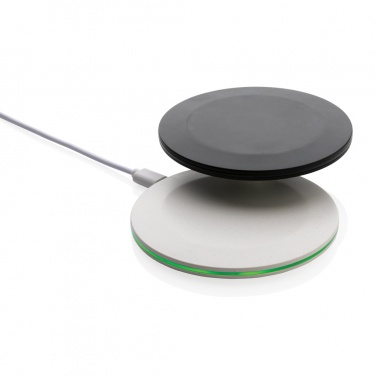 Logotrade promotional items photo of: RCS recycled plastic 15W Wireless fast charger
