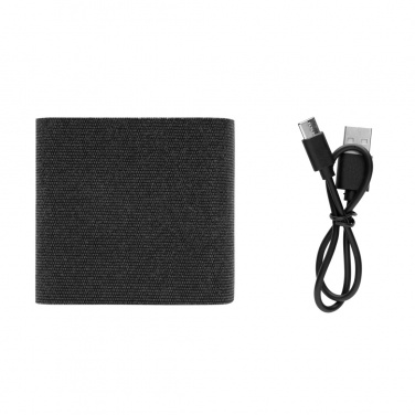 Logo trade promotional giveaways image of: Swiss Peak RCS rplastic 3-in-1 wireless 15W travel charger
