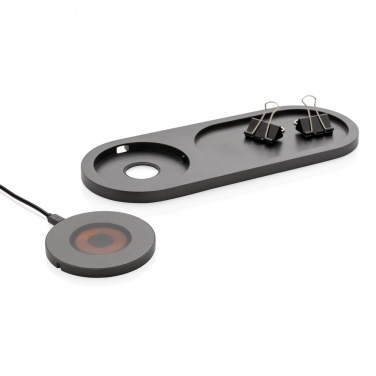 Logotrade corporate gift image of: Encore 10W wireless charging valet tray