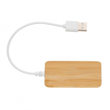 Logotrade promotional product picture of: Bamboo hub with Type-C