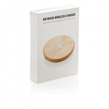 Logotrade promotional products photo of: 5W wood wireless charger