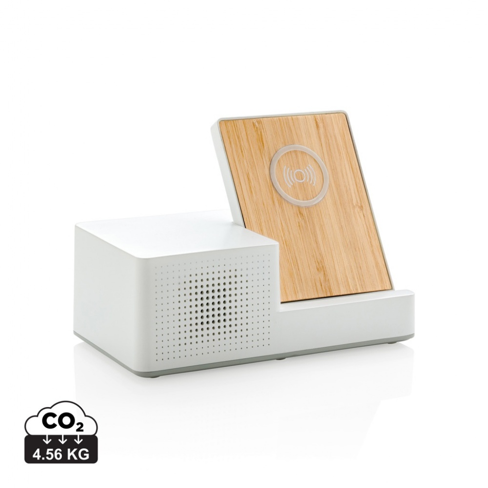 Logotrade corporate gift picture of: Ontario 5W wireless charger with speaker