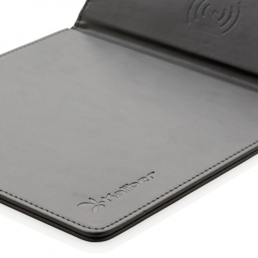 Logo trade promotional merchandise picture of: Mousepad with 5W wireless charging