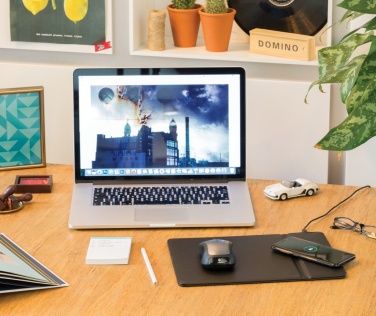 Logotrade business gifts photo of: Mousepad with 5W wireless charging