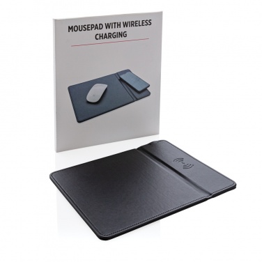 Logotrade promotional gift picture of: Mousepad with 5W wireless charging