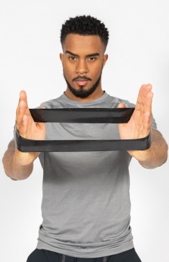 Logo trade promotional gift photo of: 4pc elastic fitness bands in pouch