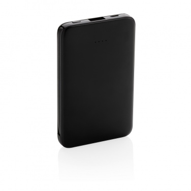 Logo trade promotional giveaways picture of: 5.000 mAh Pocket Powerbank with integrated cables