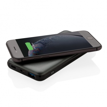 Logo trade promotional products picture of: 10.000 mAh Fast Charging 10W Wireless Powerbank with PD