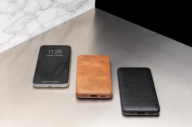 Logo trade promotional giveaways image of: Tusca 10.000 mAh PU powerbank