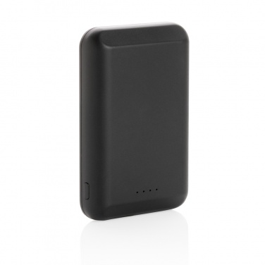 Logo trade advertising products image of: Magnetic 5.000 mAh 5W wireless powerbank