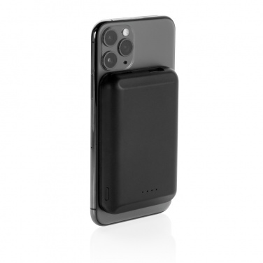Logo trade corporate gifts image of: Magnetic 5.000 mAh 5W wireless powerbank