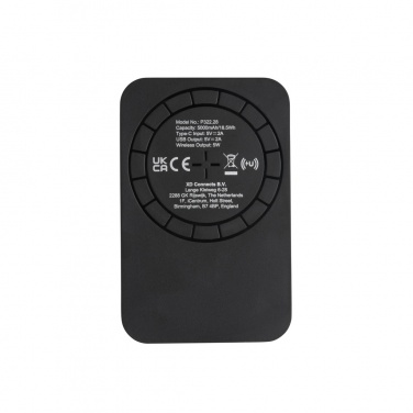Logotrade advertising product picture of: Magnetic 5.000 mAh 5W wireless powerbank