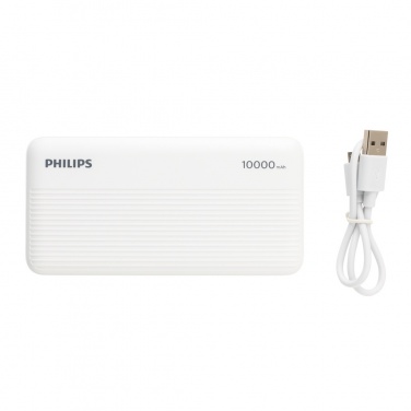 Logotrade promotional item picture of: Philips 10.000 mAh slim powerbank