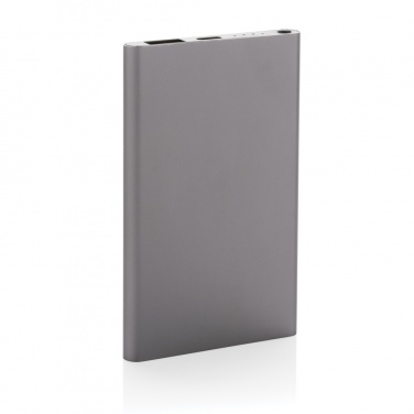 Logotrade promotional giveaway picture of: RCS recycled plastic/aluminum 4000 mah powerbank with type C