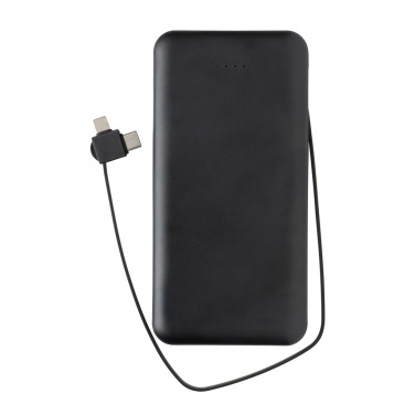 Logotrade promotional giveaway picture of: Lockhart RCS recycled plastic 10.000 with integrated cables