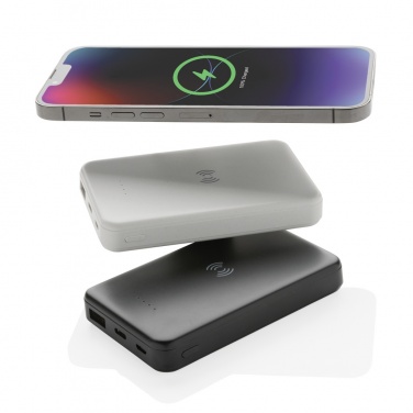 Logotrade business gifts photo of: RCS recycled plastic 5.000 mAh 5W wireless powerbank