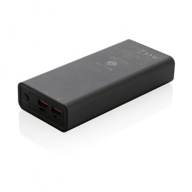 Logo trade advertising products image of: Terra RCS recycled 20W aluminium powerbank 20.000 mAh