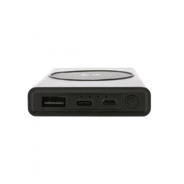 Logo trade promotional giveaways picture of: Terra RCS recycled aluminium 5000 mAh powerbank 5W wireless