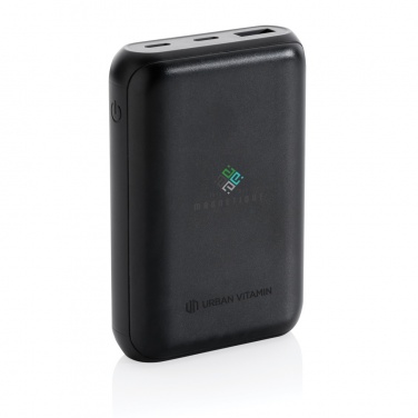 Logo trade promotional products image of: Urban Vitamin Alameda 10.000 mAh 18W PD powerbank
