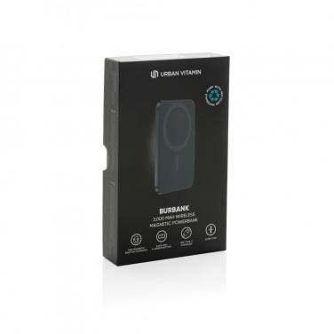 Logotrade promotional product picture of: Urban Vitamin Burbank RCS plastic/alu  3000 mah powerbank