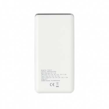 Logo trade corporate gifts picture of: Ultra fast 10.000 mAh powerbank with PD