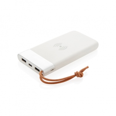 Logotrade promotional giveaways photo of: Aria 8.000 mAh 5W wireless charging powerbank