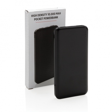 Logo trade business gifts image of: High Density 10.000 mAh Pocket Powerbank